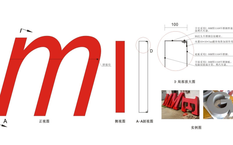 字體結(jié)構(gòu)圖