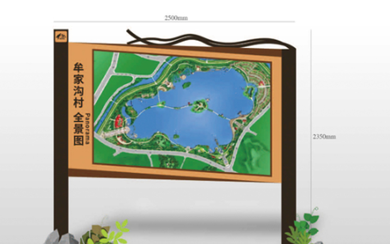 景區(qū)全景圖標(biāo)識(shí)